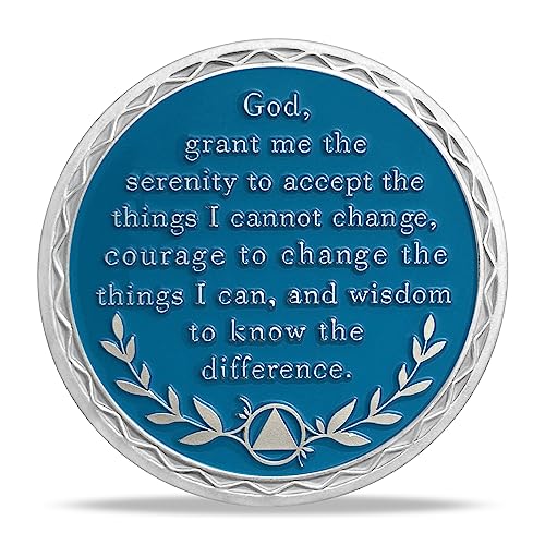 Sobriety Gifts for Women and Men in Recovery: 10 Year AA Medallion