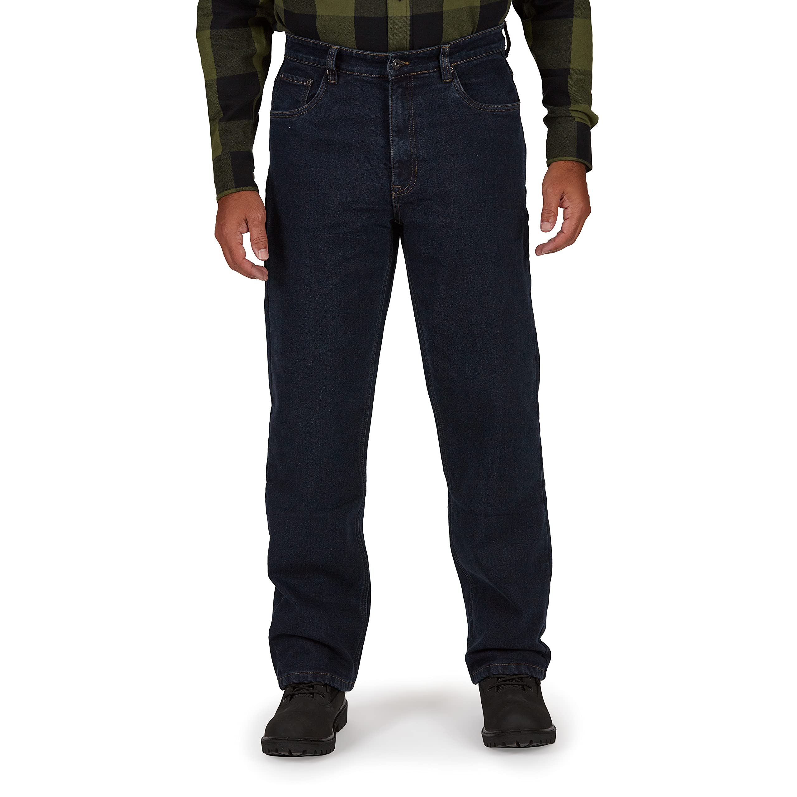 Smith's Men's Camo Fleece-Lined Jeans with 5 Pockets