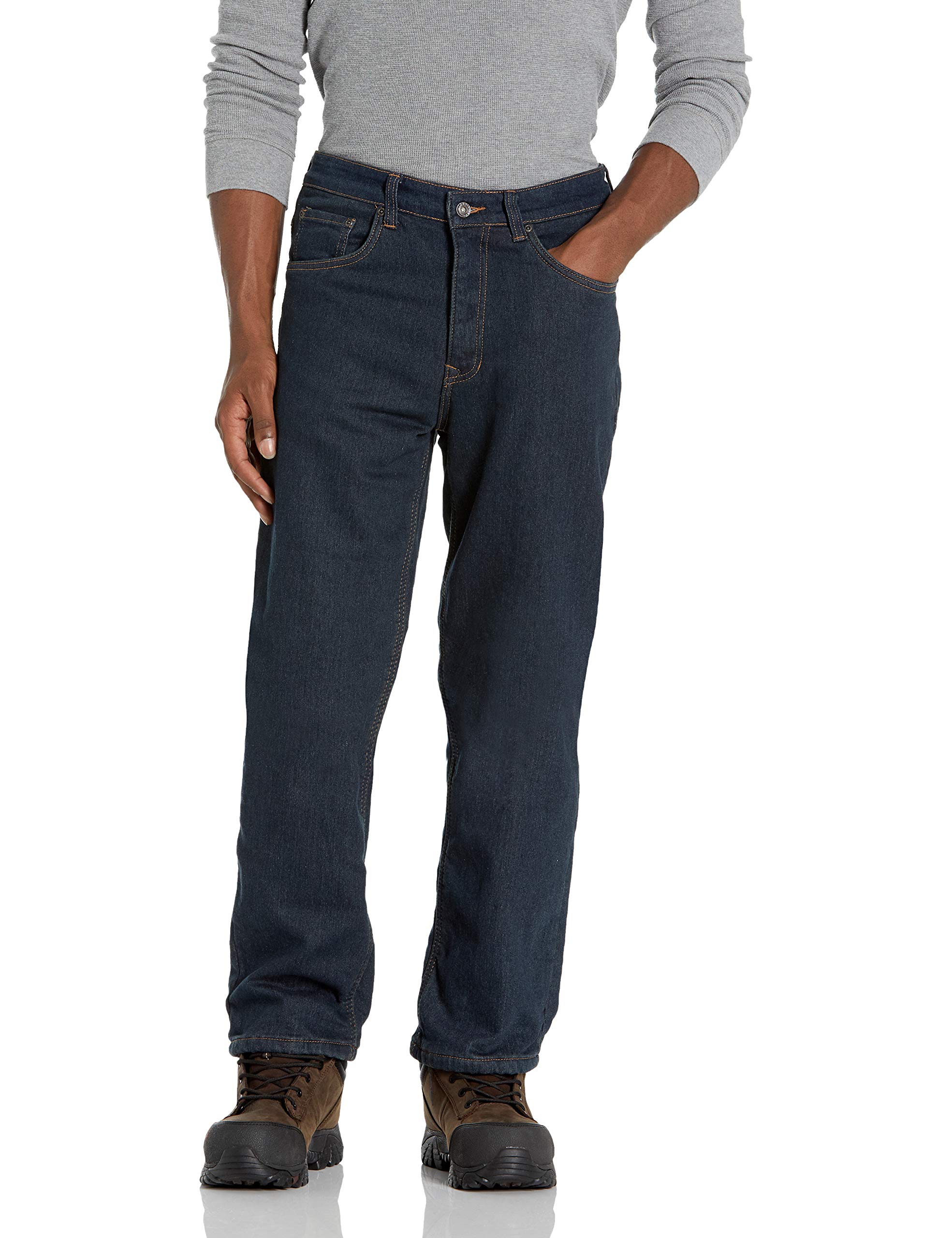 Men's Fleece Lined Denim Pants by Smith's Workwear