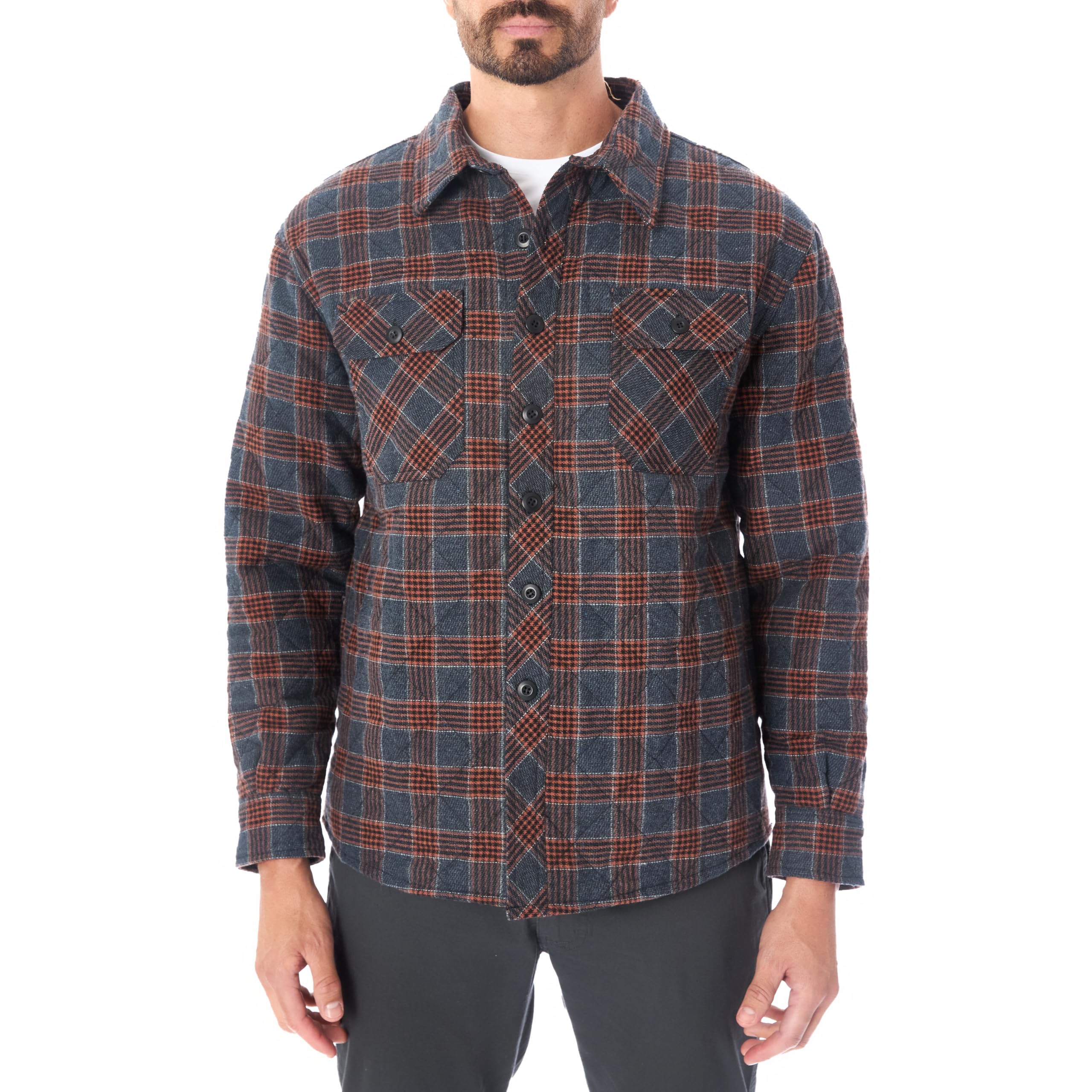 Smith's Workwear Men's Quilted Flannel Shirt Jack
